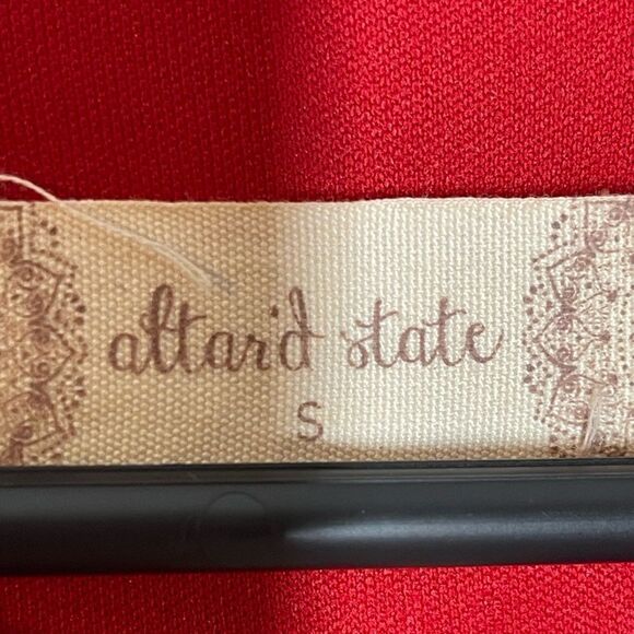 Altar’d State red sleeveless spaghetti strap lined dress, size small - Picture 5 of 16